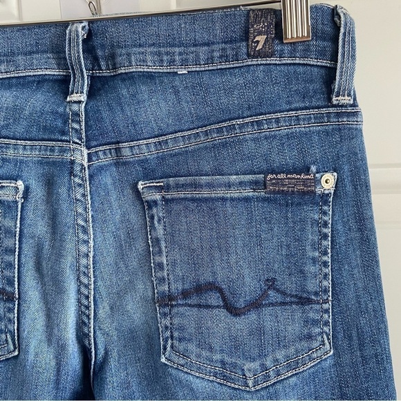 Seven For All Low Rise Lexie Skinny Jeans Size 25 - Picture 6 of 10